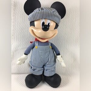 Disney TALKING Mickey Mouse Clubhouse Train Conductor 12” Engineer Outfit Plush